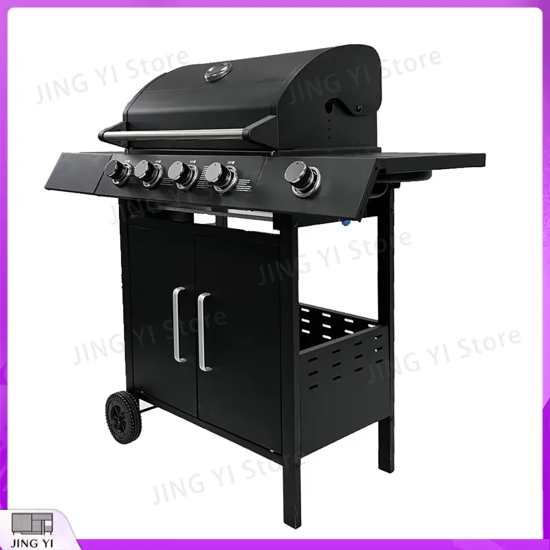 Camping Cooking Roll - Outdoor Stainless Steel Gas BBQ Grill