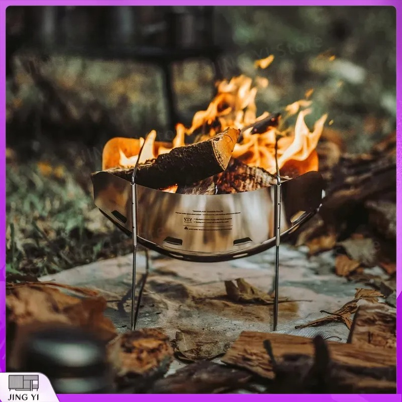 Camping Cooking Roll - Ultralight Foldable Camping Stove Portable Wood