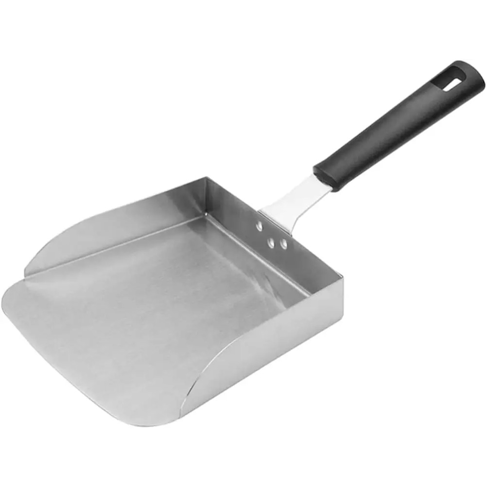 Camping With Cooking - Griddle Food Mover Stainless Steel Hamburger