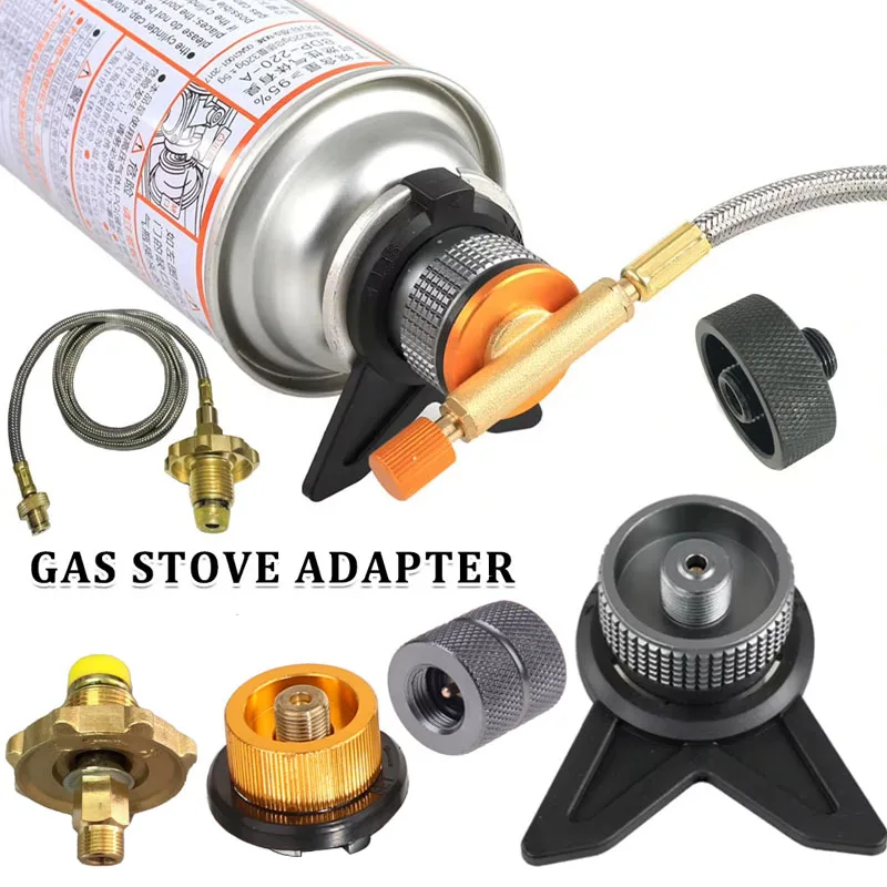 Camping Cooking Propane - Butane Canister Adapter Outdoor Camping Gas