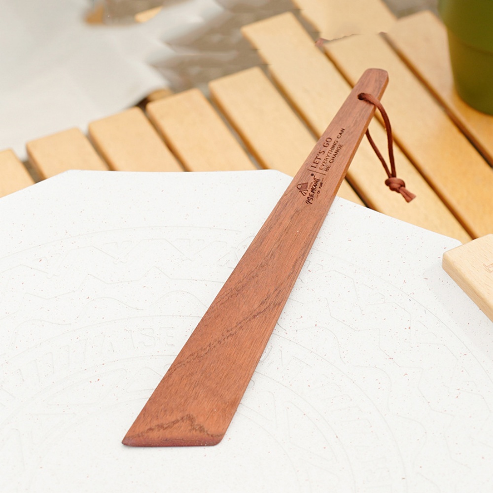 Camping Cooking Roll - Outdoor Camping Wooden Spatula Kitchen Wooden