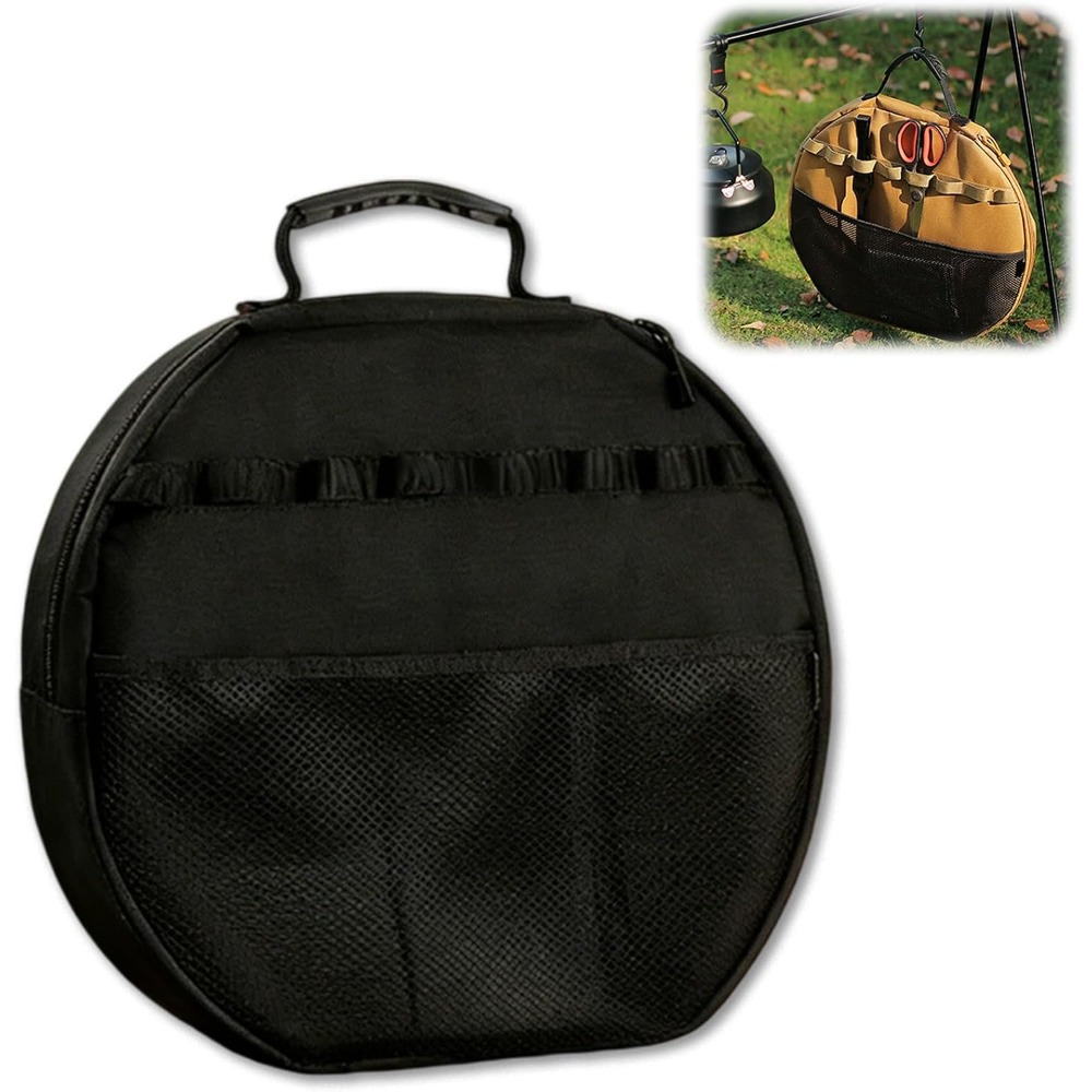 Camping Cooking Frying Pan - Grill Pan Storage Bag, Portable Pouch