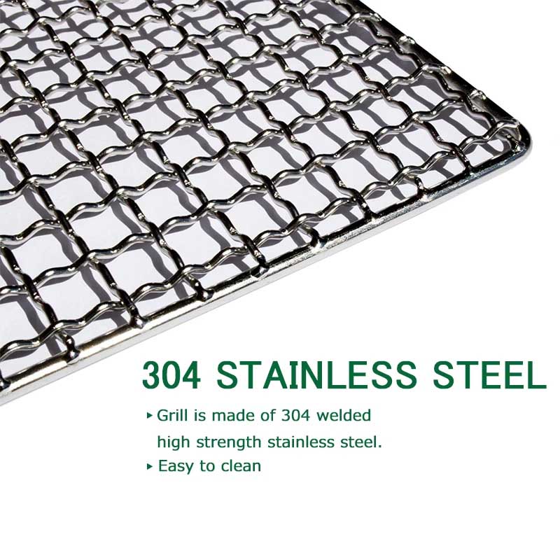 YOMEEI 2Pcs Stainless Steel BB - Camping Cooking Mat 评论和价格