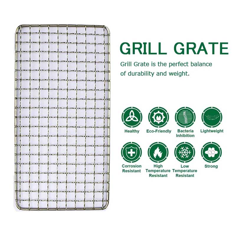 YOMEEI 2Pcs Stainless Steel BB - Camping Cooking Mat 评论和价格
