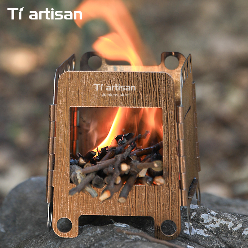 Tiartisan Stainless Steel Camp - Camping Cooking Wood Stove 评论和价格