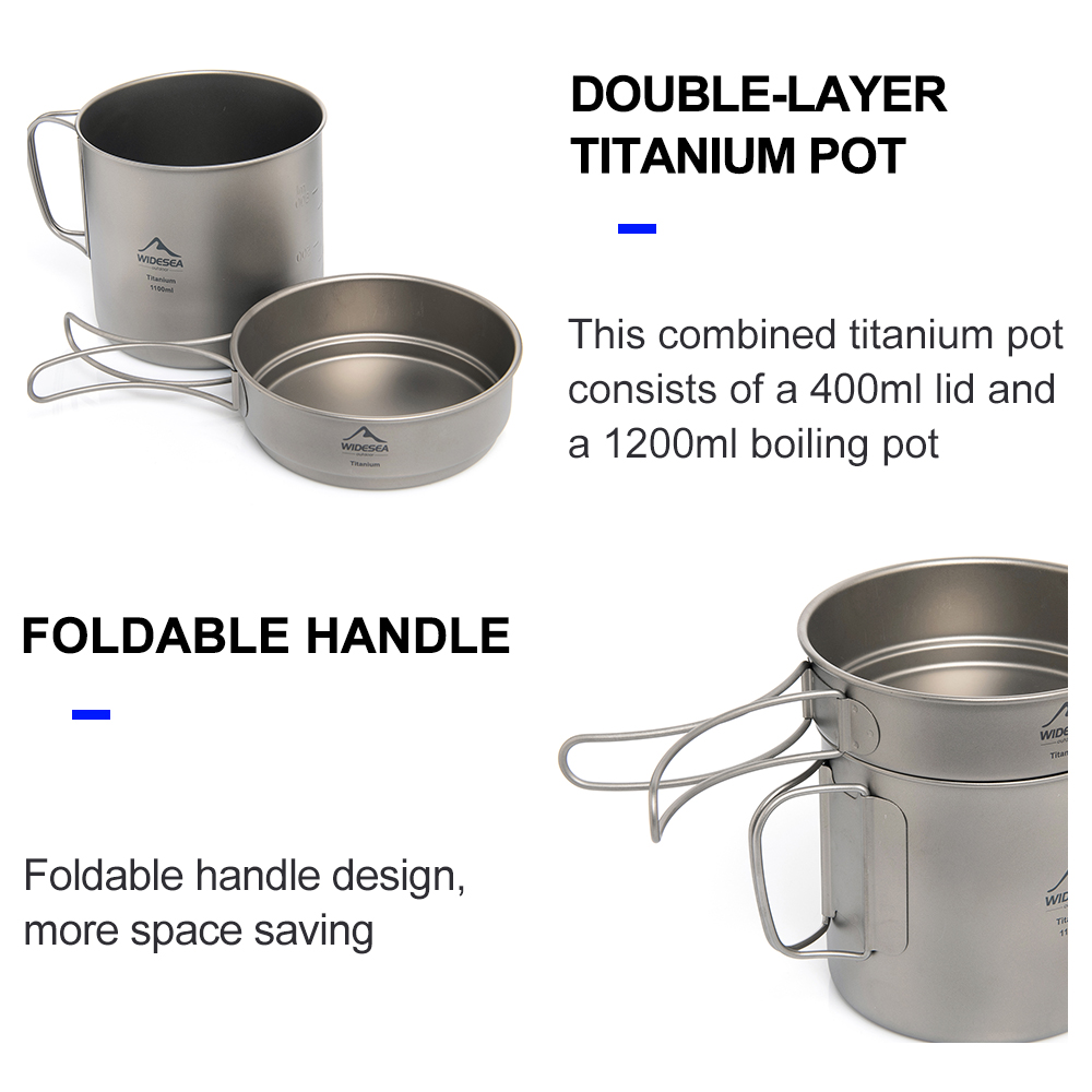 Widesea Ultralight Titanium Ca - Camping Cooking Utilities 评论和价格