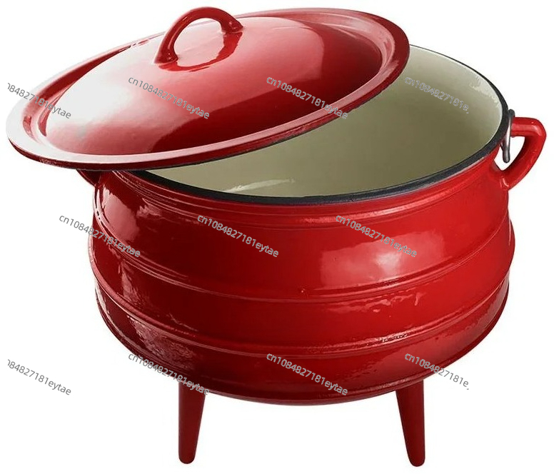 Brand New Stocked Enamel Cast  - Camping Cooking Cast Iron 评论和价格