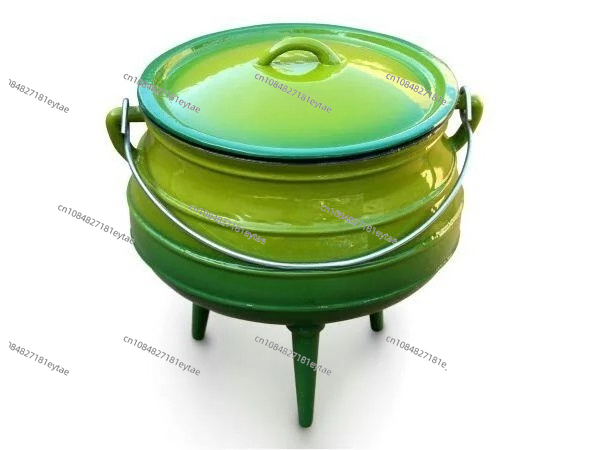Brand New Stocked Enamel Cast  - Camping Cooking Cast Iron 评论和价格