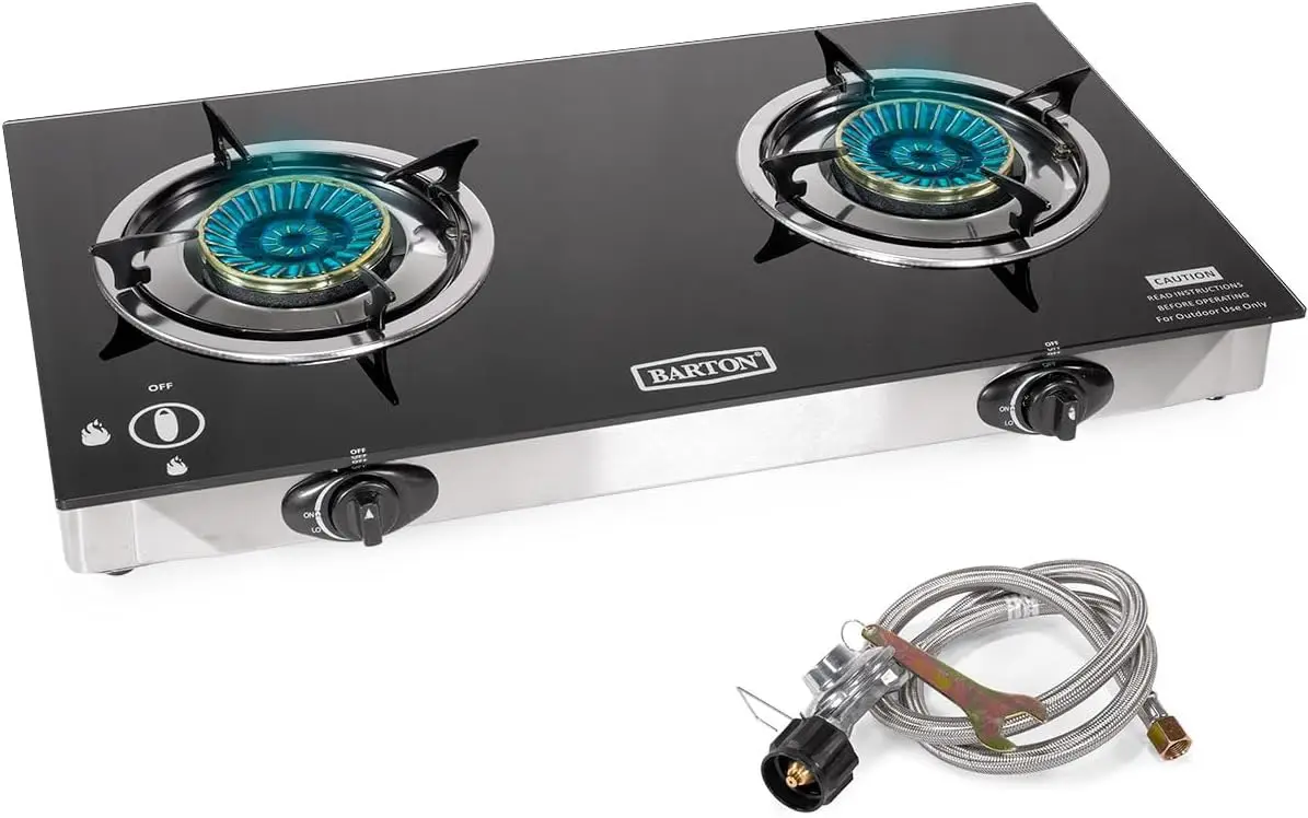 2 Burner Propane Gas Stove, 25 - Camping Cooking Propane 评论和价格