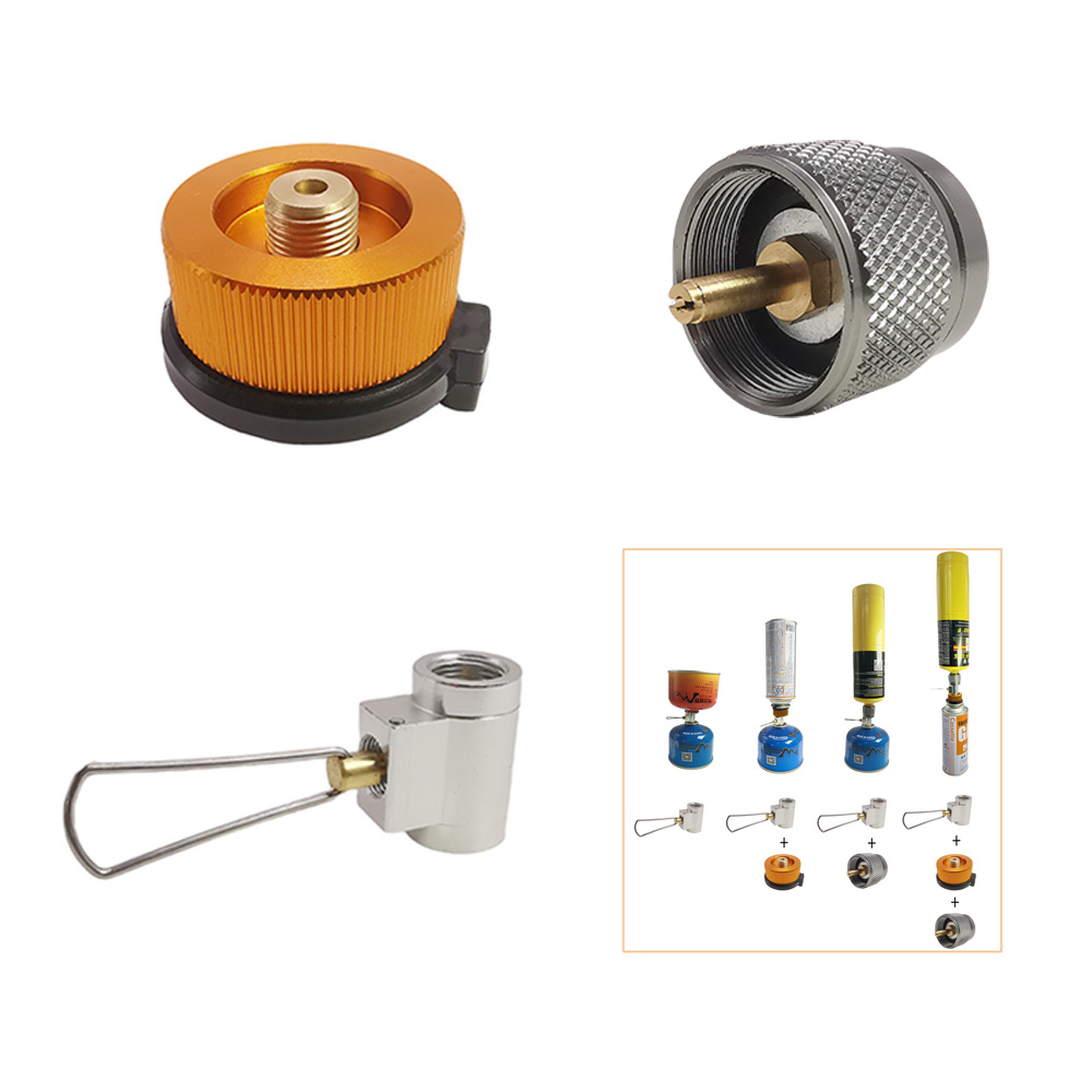 3pcs/set Camping Stove Adapter - Camping Cooking Propane 评论和价格