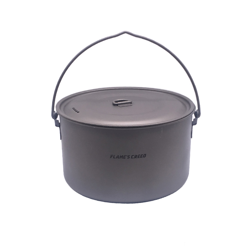 FLAME'S CREED 1100ml 1950ml Ul - Camping Cooking Frying Pan 评论和价格