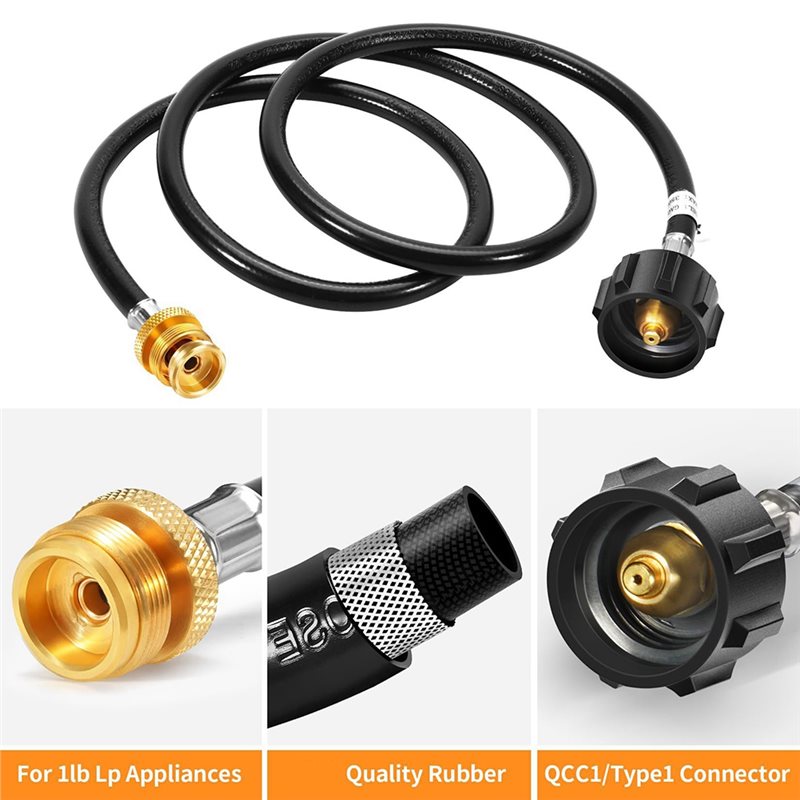 QCC Propane Tanks Adapter Hose - Camping Cooking Propane 评论和价格