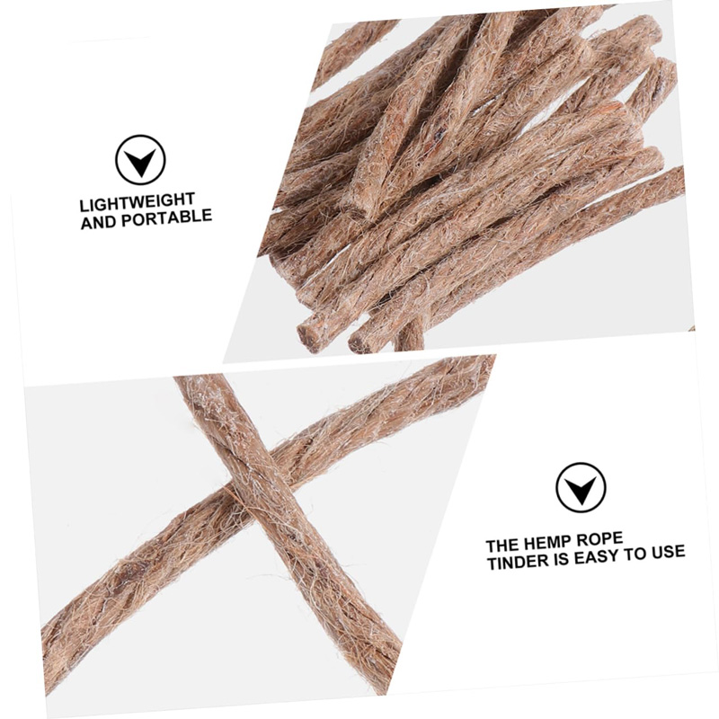 12/24Pcs Survival Wick Hemp Co - Camping Cooking Wood Stove 评论和价格