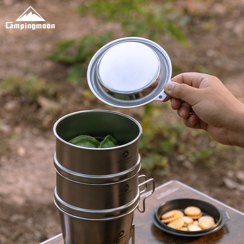 CAMPINGMOON S-SD Thickened Sta - Camping Cooking Frying Pan 评论和价格