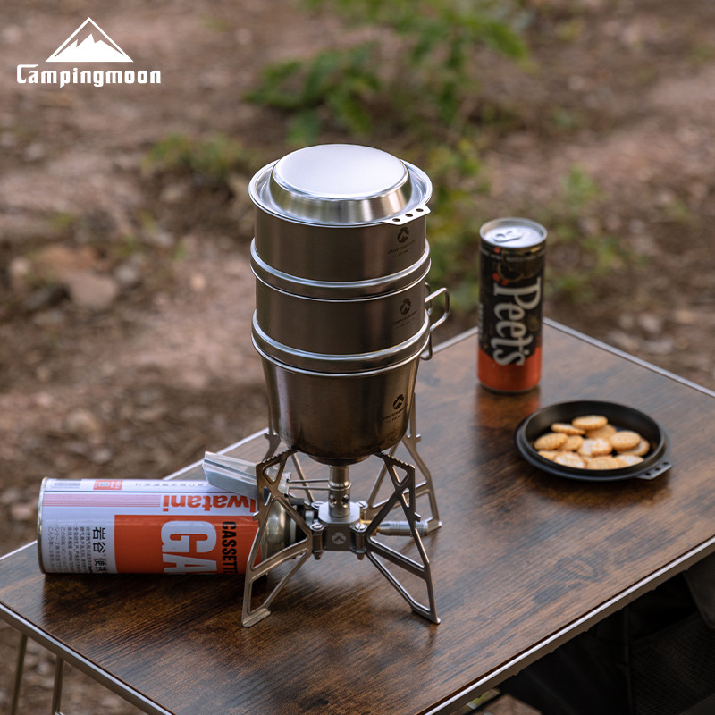 CAMPINGMOON S-SD Thickened Sta - Camping Cooking Frying Pan 评论和价格