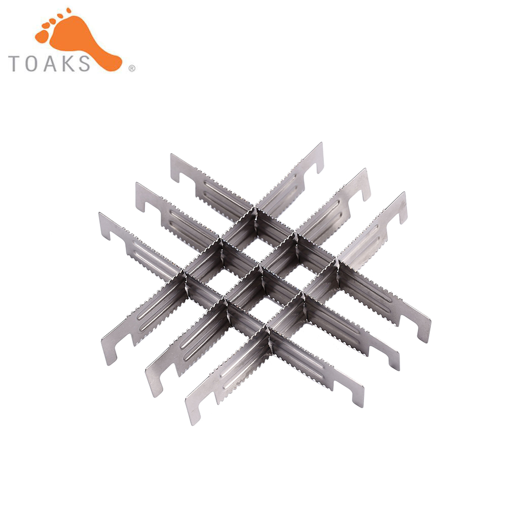 2/4/6pcs TOAKS Outdoor Titaniu - Camping Cooking Wood Stove 评论和价格