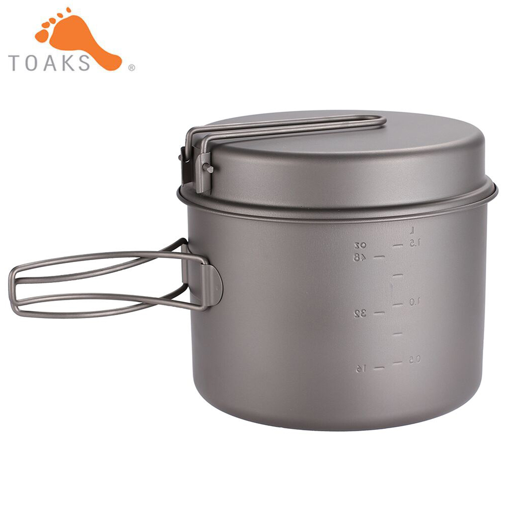 TOAKS Cookware Set Ultralight  - Camping Cooking Utilities 评论和价格