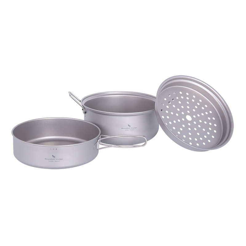 Boundless Voyage Titanium Stea - Camping Cooking Frying Pan 评论和价格