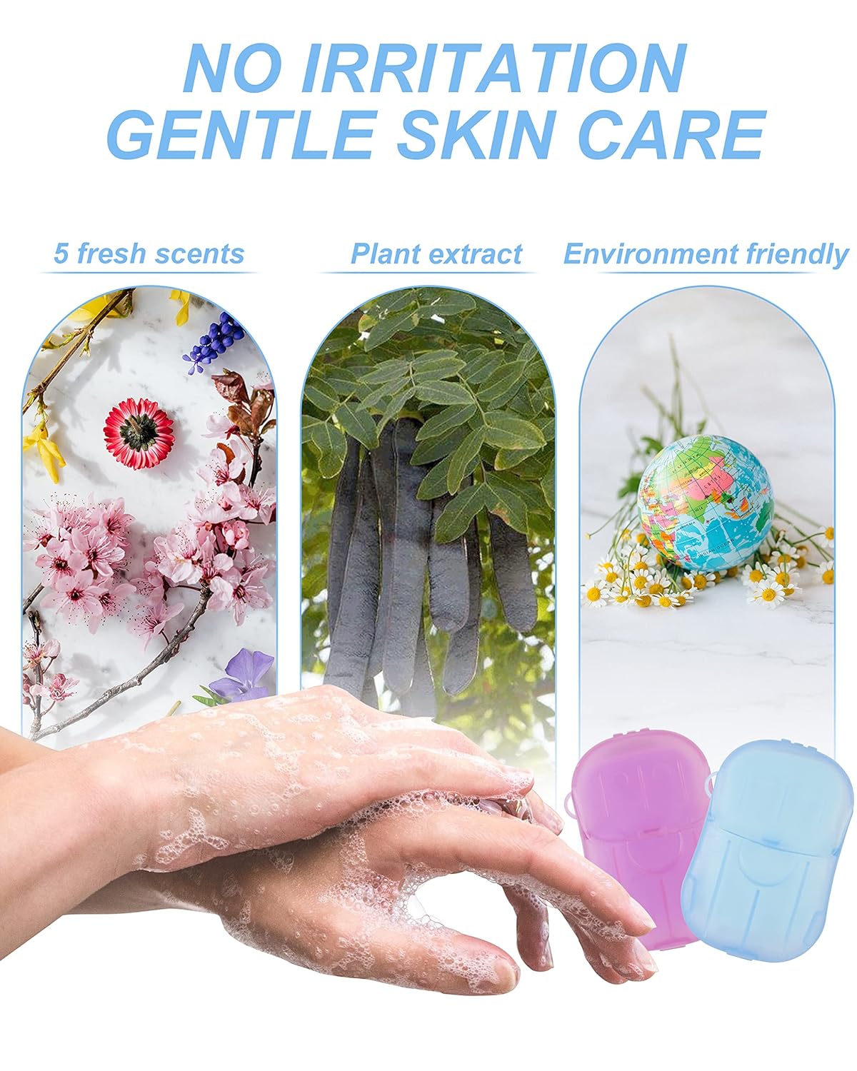 5/10/20 Boxes Scented Hand Soa - Biodegradable Soap Camp 评论和价格
