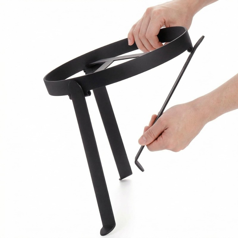 FSTE-Tripod Stand For Cast Iro - Camping Cooking Cast Iron 评论和价格
