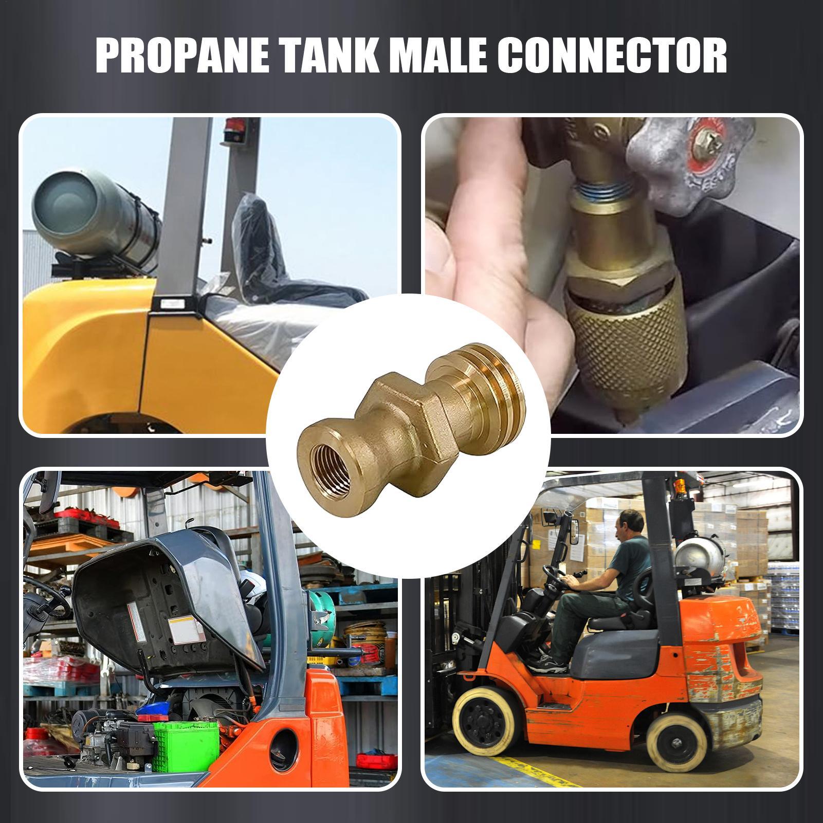 Propane Tank Connector Male Br - Camping With Cooking 评论和价格