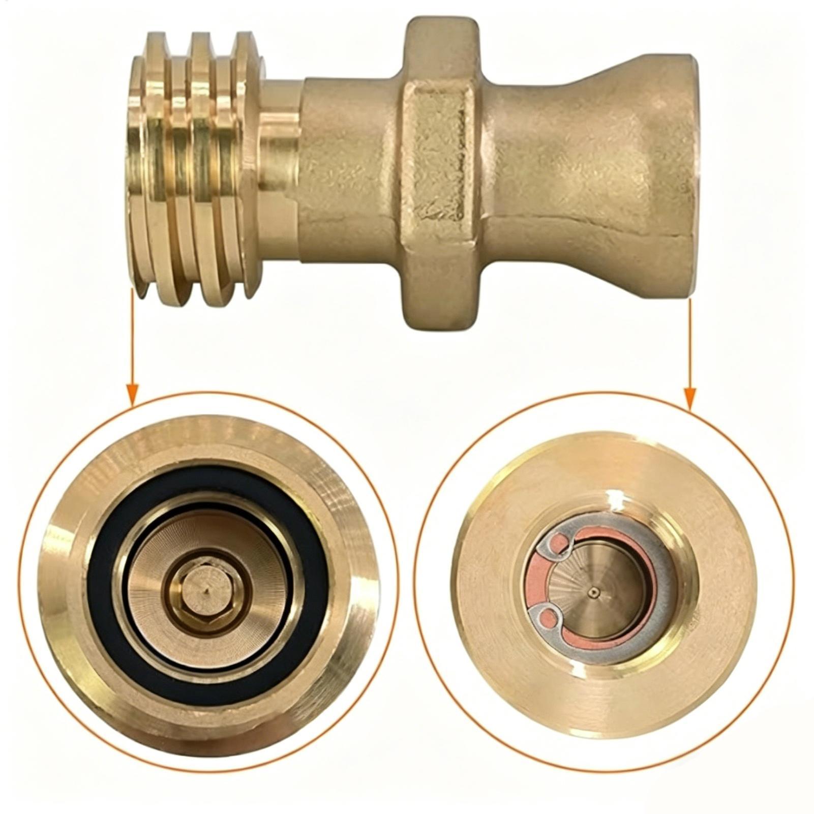 Propane Tank Connector Male Br - Camping With Cooking 评论和价格