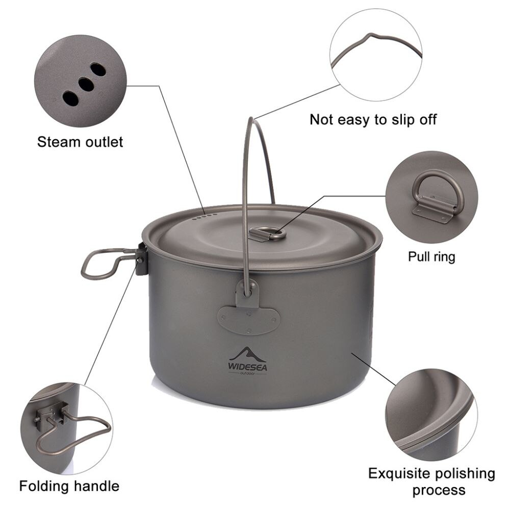Widesea Camping Tableware Tita - Camping Cooking Frying Pan 评论和价格