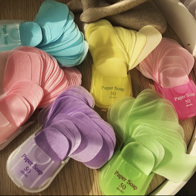 50pcs Portable Soap Sheets | U - Biodegradable Soap Camp 评论和价格