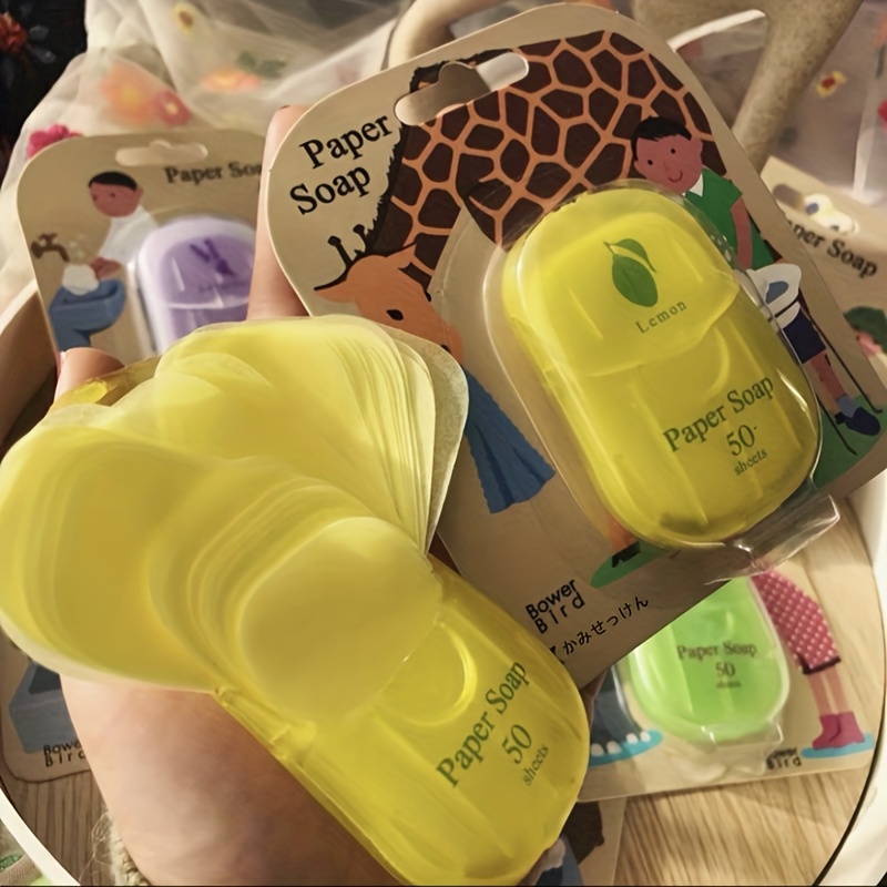 50pcs Portable Soap Sheets | U - Biodegradable Soap Camp 评论和价格