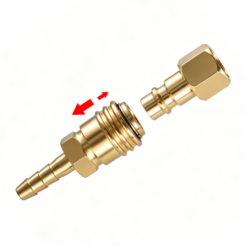 8mm Brass LPG Gas Quick Releas - Camping Cooking Propane 评论和价格