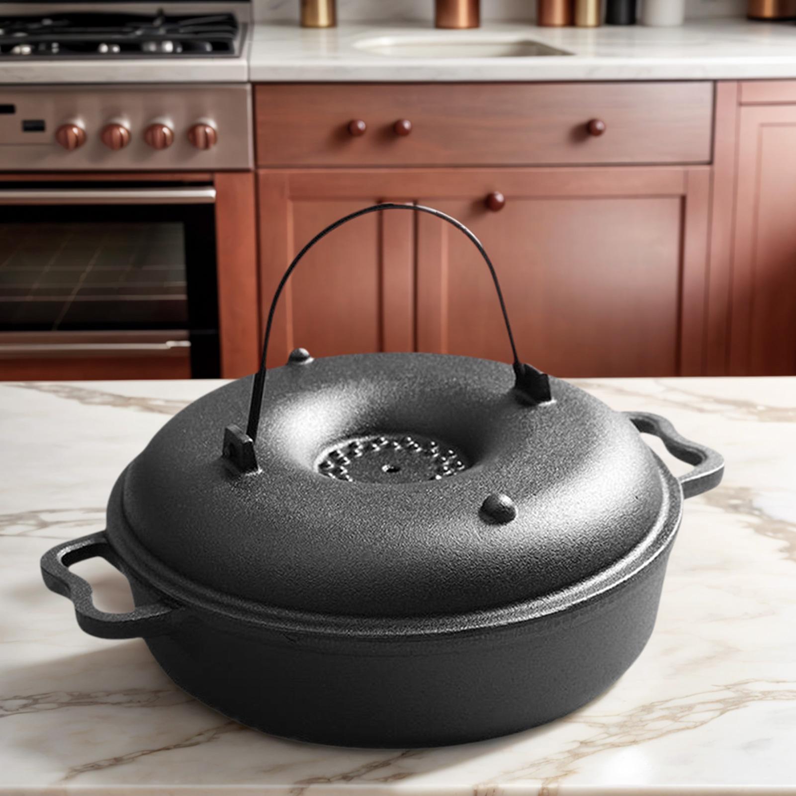 Cast Iron Cauldron For Cooking - Camping Cooking Cast Iron 评论和价格
