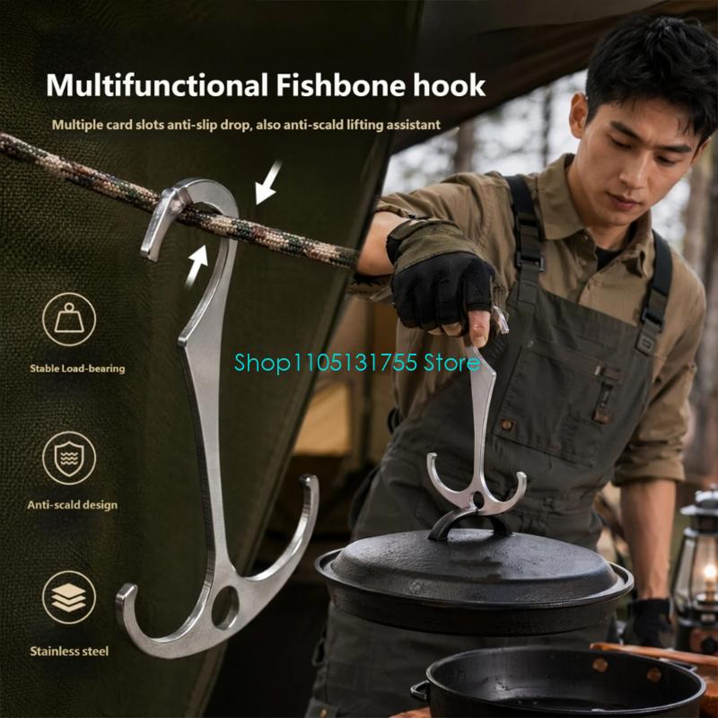 K0EF Tent Cord Utility Hook Me - Camping Cooking Utilities 评论和价格
