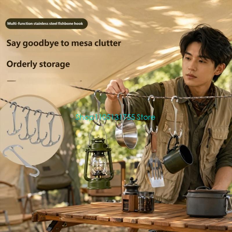 K0EF Tent Cord Utility Hook Me - Camping Cooking Utilities 评论和价格