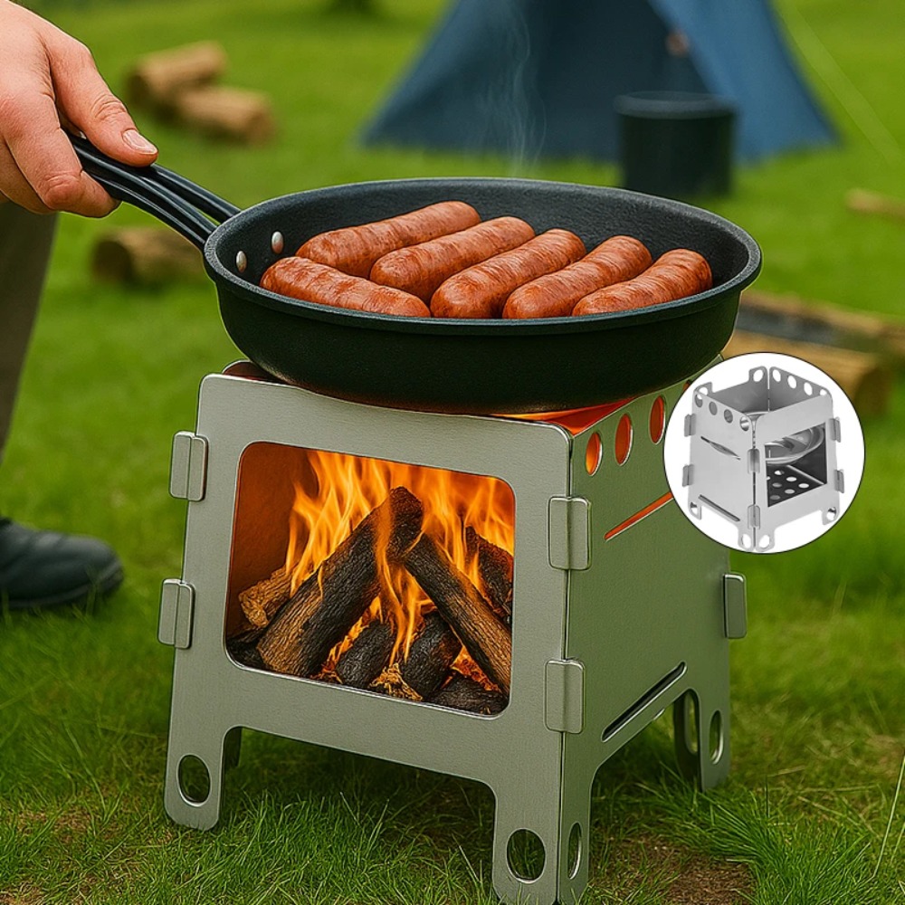 Camping Furnace Wood Stove Alc - Camping Cooking Wood Stove 评论和价格