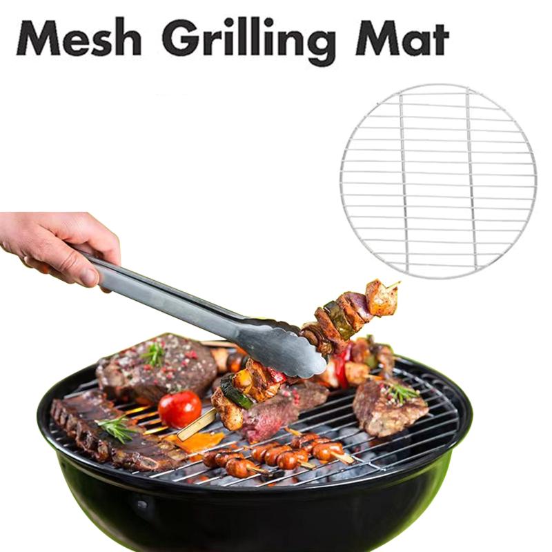 1Pc Stainless Steel Round BBQ  - Camping Cooking Mat 评论和价格