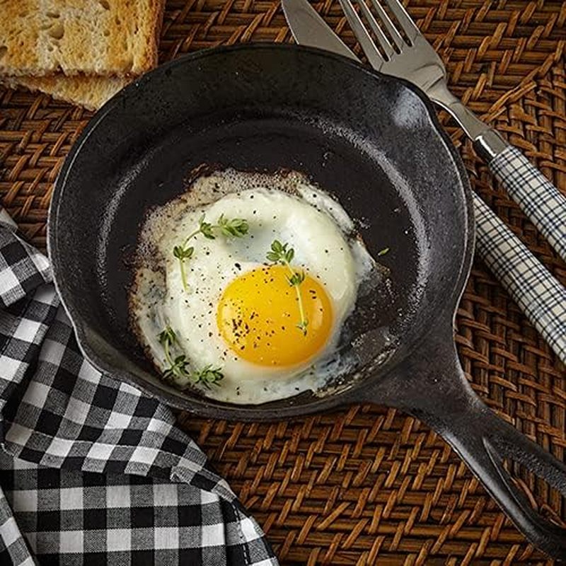 6 Inch Cast Iron Skillet, Fryi - Camping Cooking Cast Iron 评论和价格