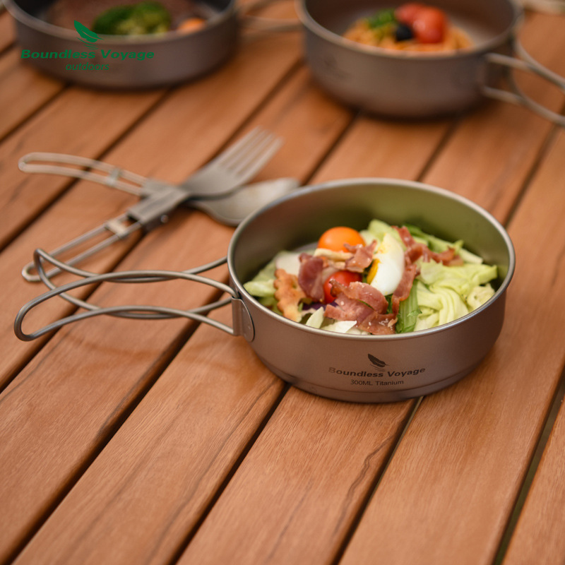 Pure Titanium Folding Handle P - Camping Cooking Frying Pan 评论和价格