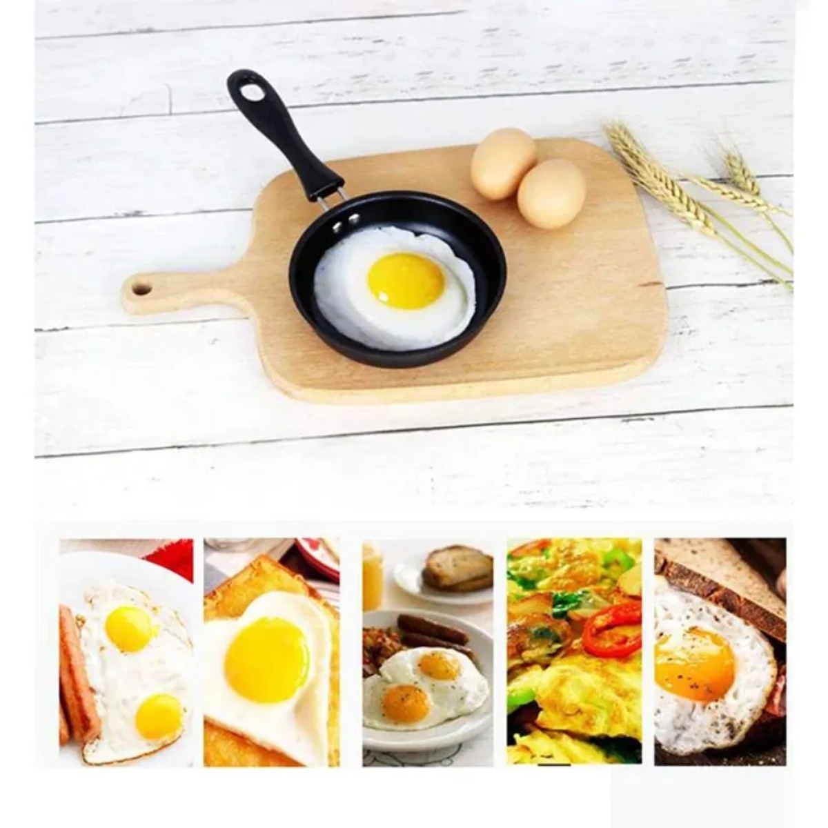 Mini Frying Pan with Handle Po - Camping Cooking Cast Iron 评论和价格