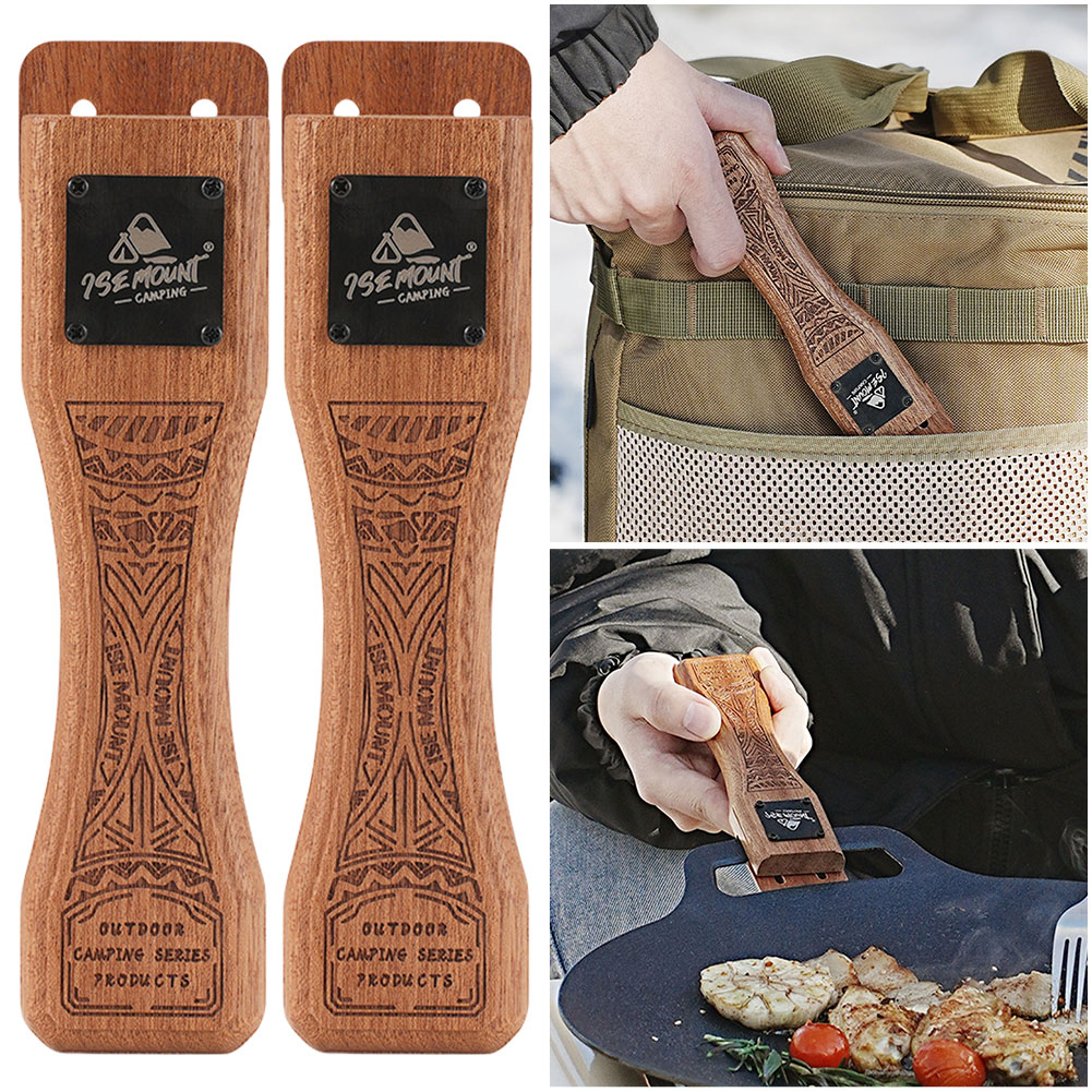 Outdoor Natural Wood Grill Pan - Camping Cooking Utilities 评论和价格
