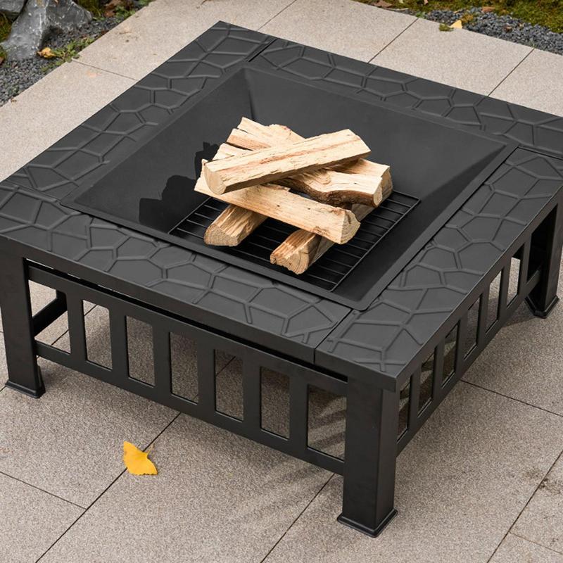 Camping Firewood Stove Square  - Camping Cooking Wood Stove 评论和价格