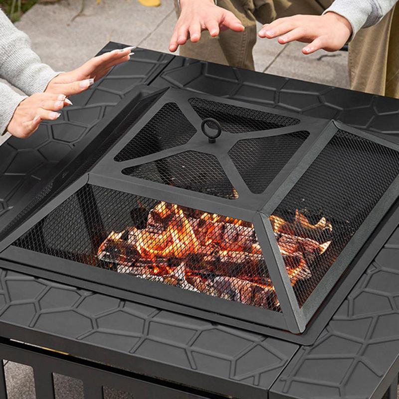 Camping Firewood Stove Square  - Camping Cooking Wood Stove 评论和价格