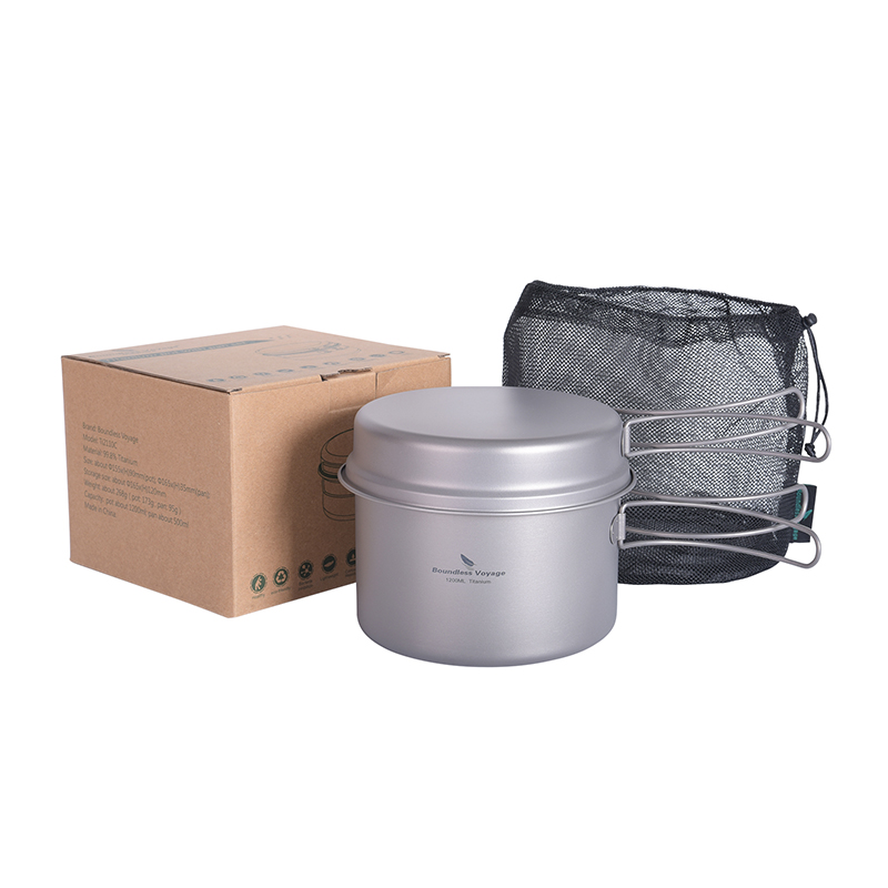 Boundless Voyage Titanium Pot  - Camping Cooking Frying Pan 评论和价格