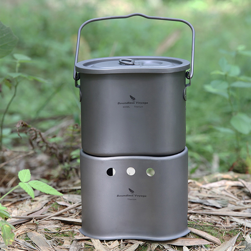 Boundless Voyage Titanium Cook - Camping Cooking Wood Stove 评论和价格