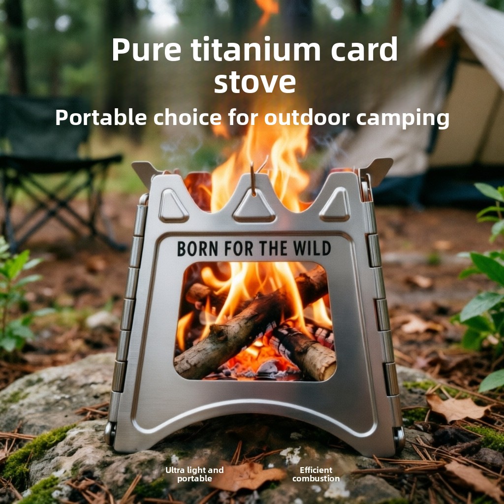 TiForge Compact Folding Titani - Camping Cooking Wood Stove 评论和价格