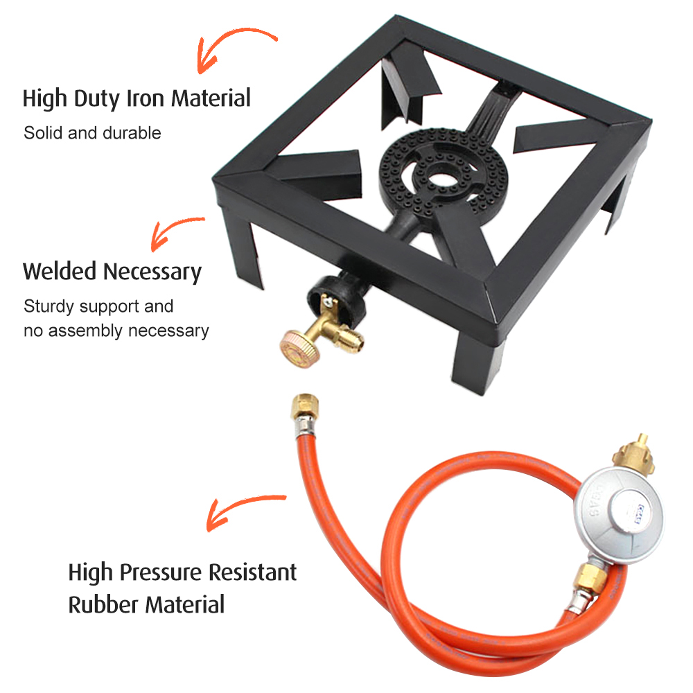 Tomshoo 8KW Gas Boiling Ring C - Camping Cooking Cast Iron 评论和价格
