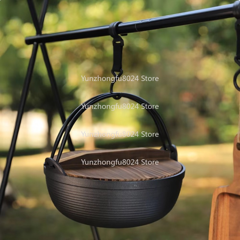 Outdoor Camping Pot Cast Iron  - Camping Cooking Cast Iron 评论和价格