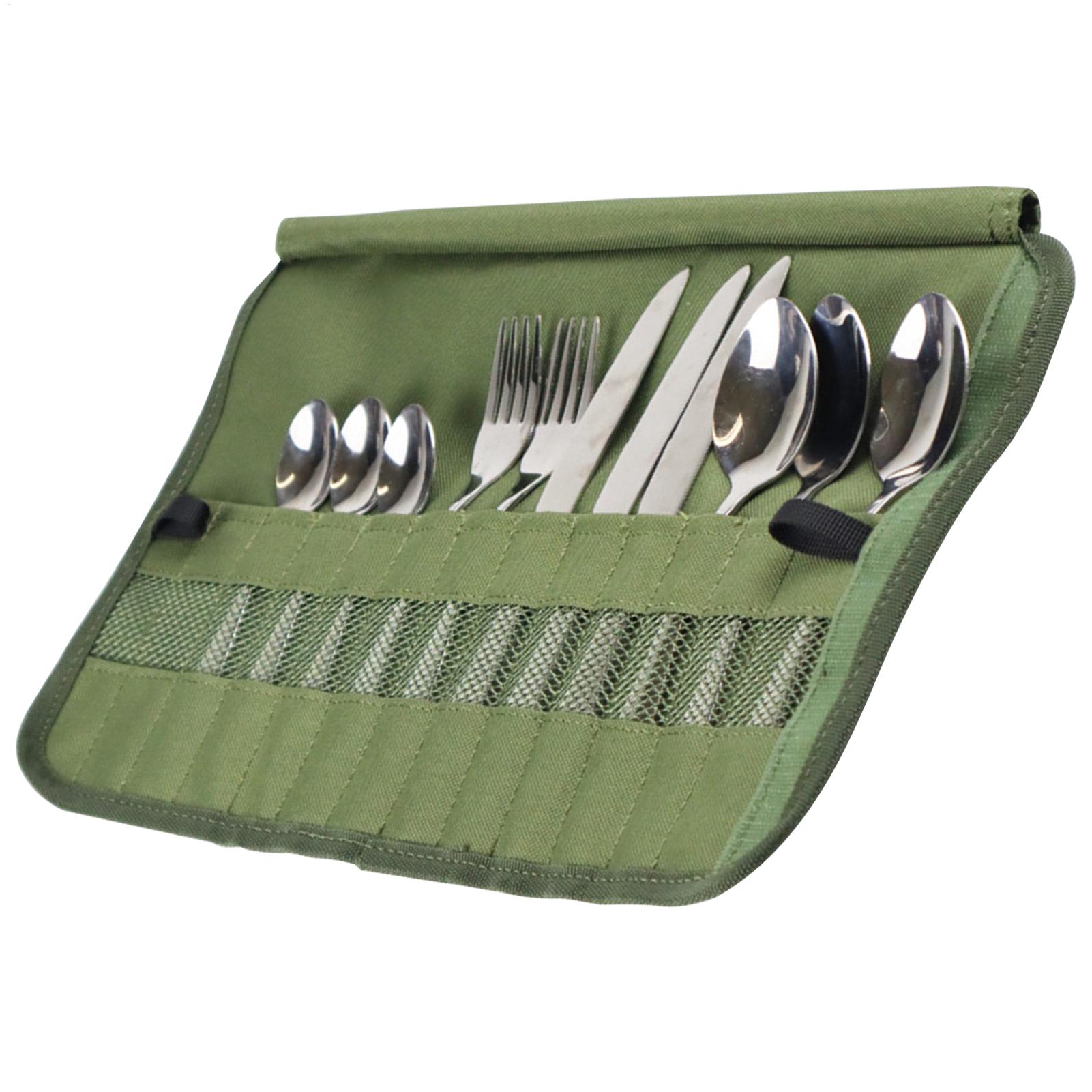 Camping Tableware Roll Bag Cam - Camping Cooking Roll 评论和价格