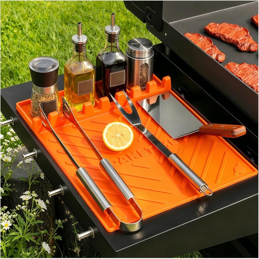 Silicone Grill Mats or Griddle - Camping With Cooking 评论和价格