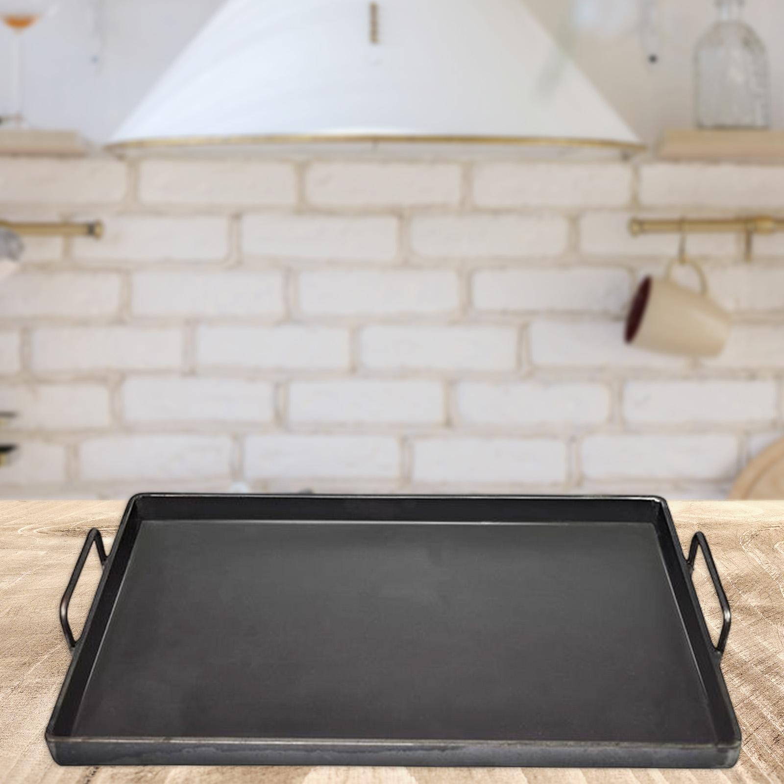 1 Pc Cast Iron Cooking Griddle - Camping Cooking Cast Iron 评论和价格