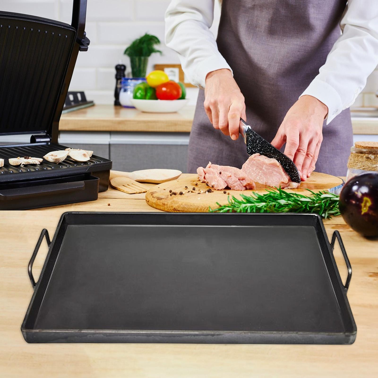 1 Pc Cast Iron Cooking Griddle - Camping Cooking Cast Iron 评论和价格